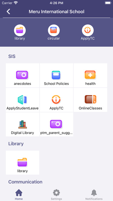 Emulate iPhone app MERU Parent Portal using MyAndroid Emulate iPhone app MERU Parent Portal using MyAndroid