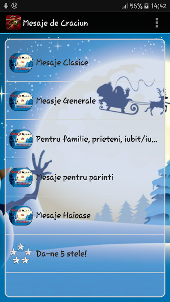 Run android online APK Mesaje de Craciun in romana from MyAndroid or emulate Mesaje de Craciun in romana using MyAndroid