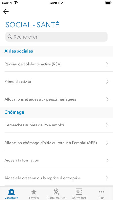 Emulate iPhone app Mes démarches administratives using MyAndroid
