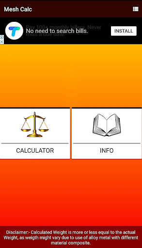 Emulate Android APK Mesh Calc