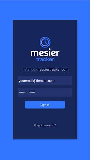 Run android online APK Mesier Tracker from MyAndroid or emulate Mesier Tracker using MyAndroid