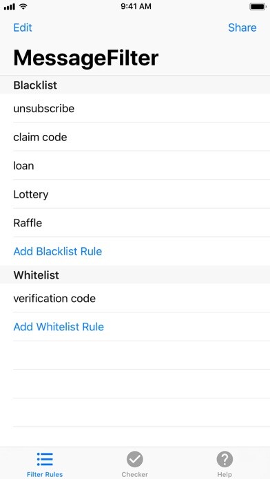 Emulate iPhone app MessageFilter Pro using MyAndroid Emulate iPhone app MessageFilter Pro using MyAndroid