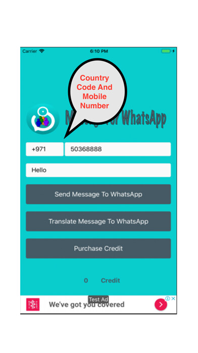 Emulate iPhone app Message For WhatsApp using MyAndroid