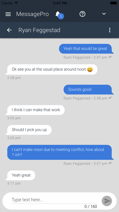Emulate iPhone app MessagePro Office using MyAndroid Emulate iPhone app MessagePro Office using MyAndroid