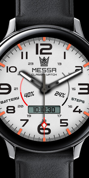 Run android online APK Messa Watch Face BN72 White from MyAndroid or emulate Messa Watch Face BN72 White using MyAndroid
