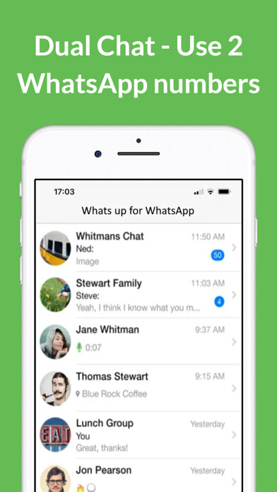 Emulate iPhone app Messenger Duo for WhatsApp using MyAndroid