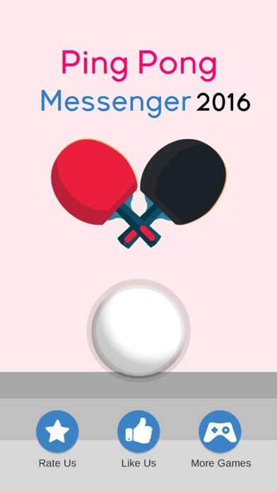Emulate iPhone app Messenger Ping Pong 2016 : NEW Table Tennis using MyAndroid