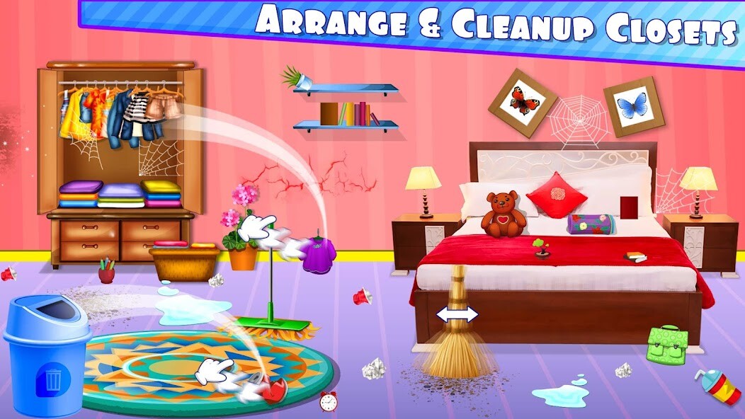 Run android online APK Messy House Closet Cleaning from MyAndroid or emulate Messy House Closet Cleaning using MyAndroid