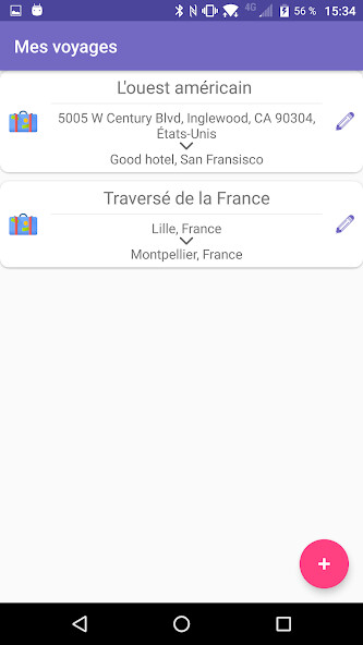 Run android online APK Mes voyages résumés from MyAndroid or emulate Mes voyages résumés using MyAndroid