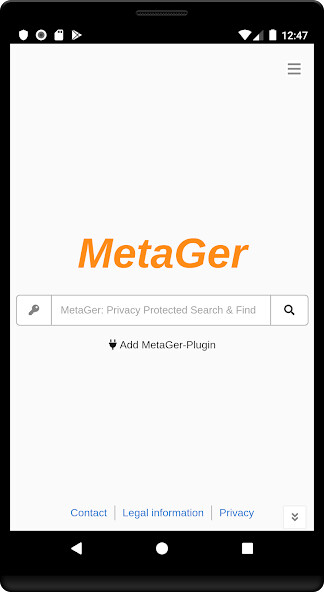 Run android online APK MetaGer Search from MyAndroid or emulate MetaGer Search using MyAndroid