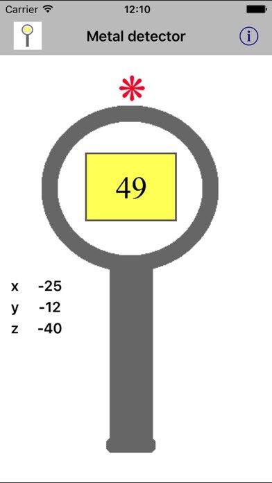 Emulate iPhone app Metal detector-domestic using MyAndroid Emulate iPhone app Metal detector-domestic using MyAndroid