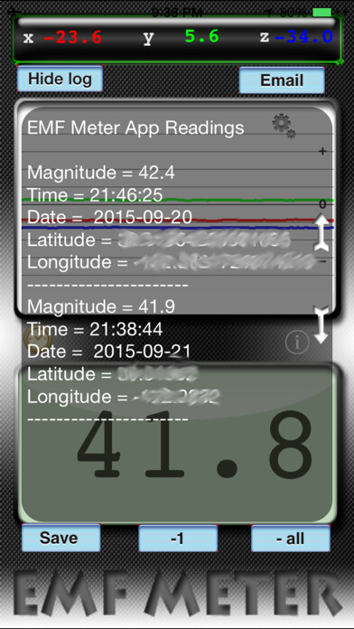 Emulate iPhone app Metal Detector / EMF Meter using MyAndroid Emulate iPhone app Metal Detector / EMF Meter using MyAndroid