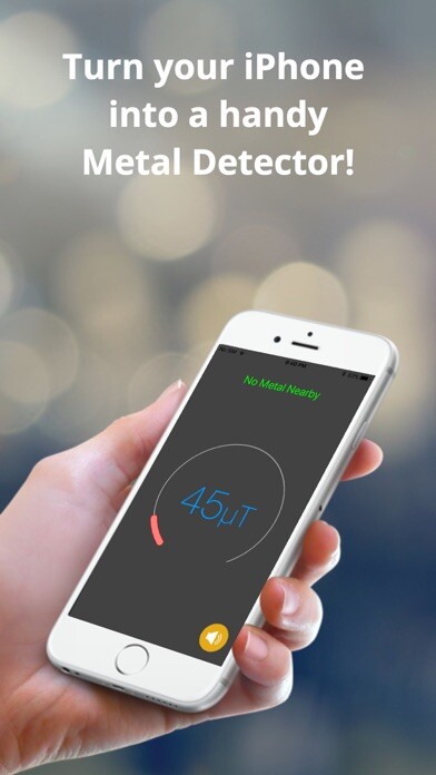 Emulate iPhone app Metal Detector & Scanner PRO using MyAndroid