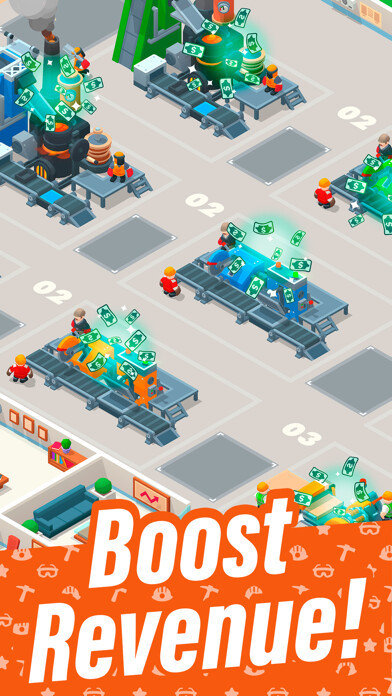 Emulate iPhone app Metal Empire: Idle Factory Inc using MyAndroid