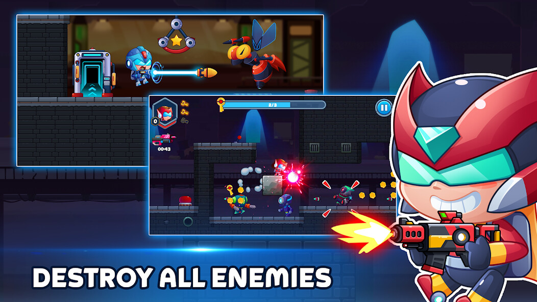Run android online APK Metal Gun - Cyber Soldier from MyAndroid or emulate Metal Gun - Cyber Soldier using MyAndroid