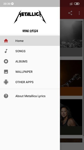 Emulate Android APK Metallica Lyrics