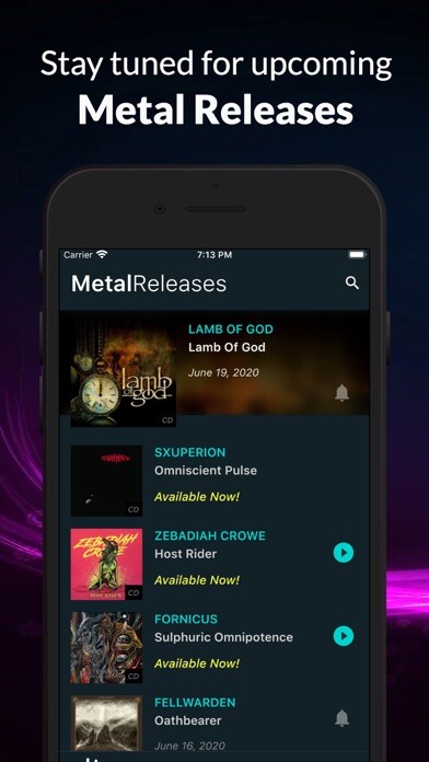 Emulate iPhone app Metal Releases using MyAndroid