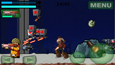 Emulate iPhone app Metal Shooter : Run and Gun Target using MyAndroid