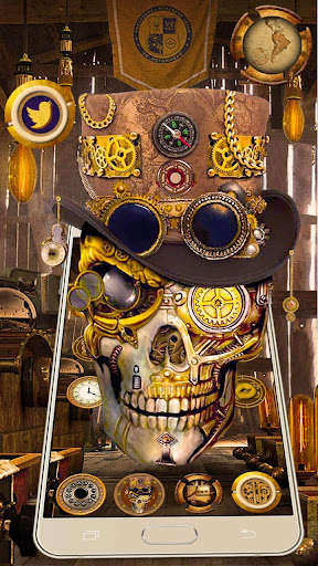 Run android online APK Metal Skull Head Themes Live Wallpapers from MyAndroid or emulate Metal Skull Head Themes Live Wallpapers using MyAndroid