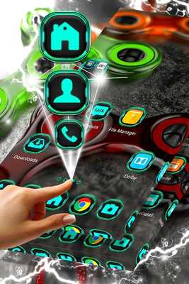 Emulate Android APK Metal Spinners Launcher Theme Emulate Android APK Metal Spinners Launcher Theme