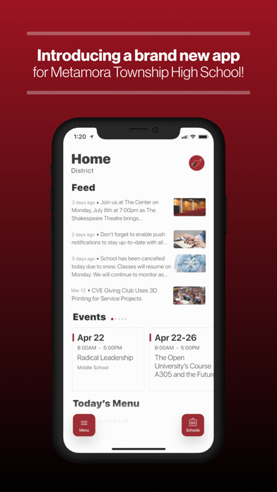Emulate iPhone app Metamora Township High School using MyAndroid Emulate iPhone app Metamora Township High School using MyAndroid