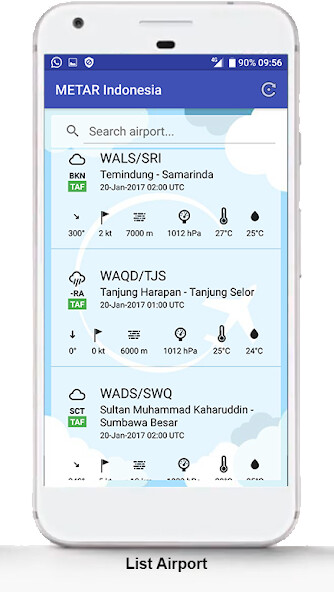 Run android online APK METAR Indonesia - Metarindo from MyAndroid or emulate METAR Indonesia - Metarindo using MyAndroid