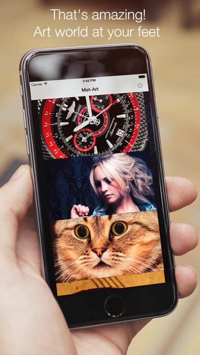 Emulate iPhone app Met-Art Beauty & Fashion using MyAndroid