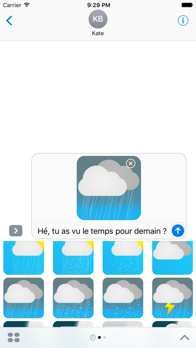 Emulate iPhone app Meteociel Weather Stickers Pack using MyAndroid Emulate iPhone app Meteociel Weather Stickers Pack using MyAndroid