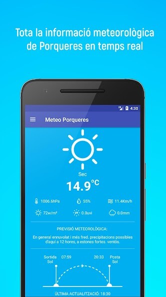 Run android online APK MeteoPorqueres from MyAndroid or emulate MeteoPorqueres using MyAndroid