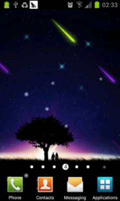 Emulate Android APK meteor and moon livewallpaper Emulate Android APK meteor and moon livewallpaper