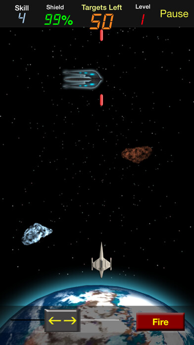 Emulate iPhone app Meteor Chaos using MyAndroid