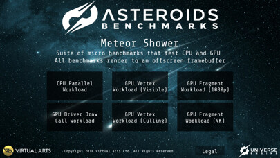 Emulate iPhone app Meteor Shower Benchmark using MyAndroid Emulate iPhone app Meteor Shower Benchmark using MyAndroid