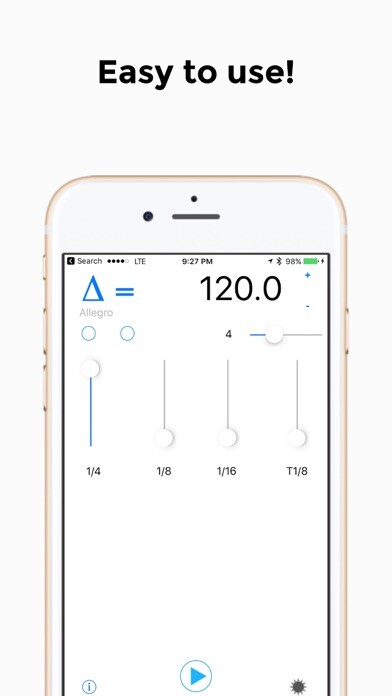 Emulate iPhone app Meter Metronome using MyAndroid Emulate iPhone app Meter Metronome using MyAndroid