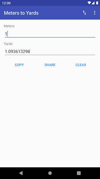 Run android online APK Meters to Yards from MyAndroid or emulate Meters to Yards using MyAndroid Run android online APK Meters to Yards from MyAndroid or emulate Meters to Yards using MyAndroid