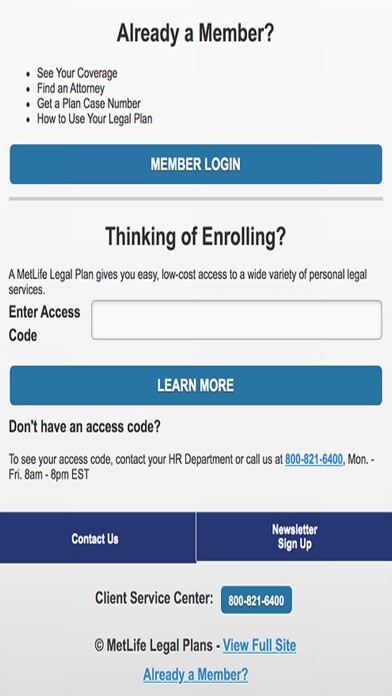 Emulate iPhone app MetLife Legal Plans using MyAndroid Emulate iPhone app MetLife Legal Plans using MyAndroid