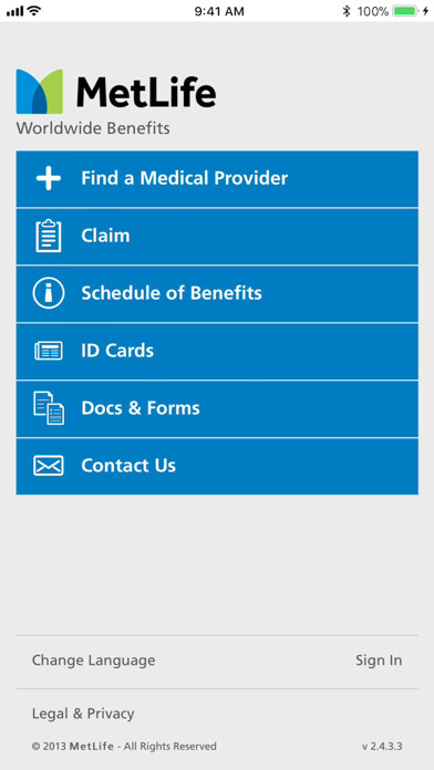 Emulate iPhone app MetLife Worldwide Benefits using MyAndroid Emulate iPhone app MetLife Worldwide Benefits using MyAndroid