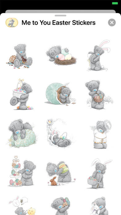 Emulate iPhone app Me to You Easter Stickers using MyAndroid Emulate iPhone app Me to You Easter Stickers using MyAndroid