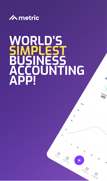 Run android online APK Metric:Business Accounting App from MyAndroid or emulate Metric:Business Accounting App using MyAndroid
