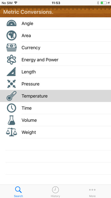 Emulate iPhone app Metric Conversion tool using MyAndroid Emulate iPhone app Metric Conversion tool using MyAndroid