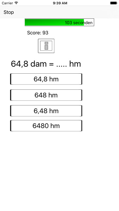 Emulate iPhone app Metric Master using MyAndroid