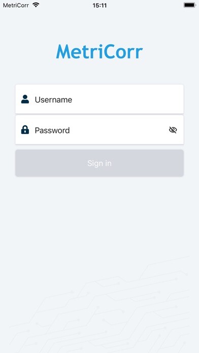 Emulate iPhone app MetriCorr RMU using MyAndroid Emulate iPhone app MetriCorr RMU using MyAndroid