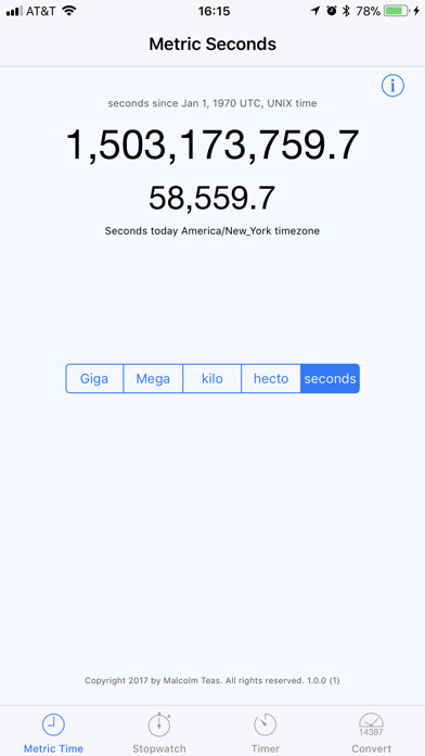 Emulate iPhone app Metric Seconds using MyAndroid Emulate iPhone app Metric Seconds using MyAndroid