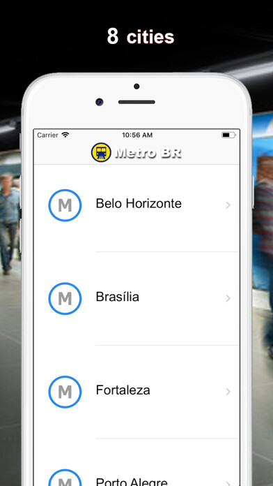 Emulate iPhone app Metro BR - Sao Paulo & Rio using MyAndroid Emulate iPhone app Metro BR - Sao Paulo & Rio using MyAndroid