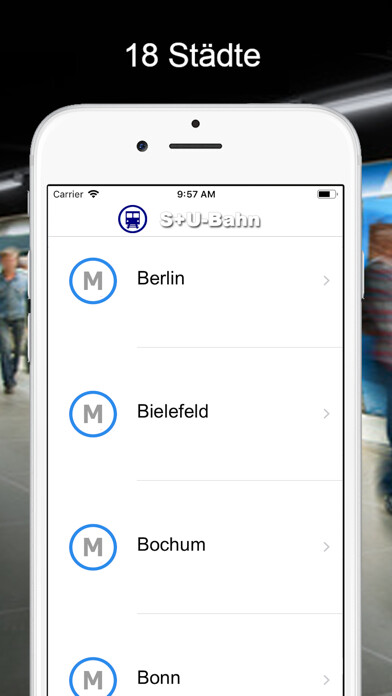 Emulate iPhone app Metro DE - Berlin, Munich using MyAndroid
