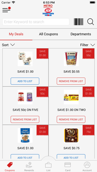 Emulate iPhone app Metro Discount IGA using MyAndroid Emulate iPhone app Metro Discount IGA using MyAndroid