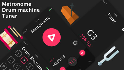 Emulate iPhone app Metronome and Tuner - drum app using MyAndroid Emulate iPhone app Metronome and Tuner - drum app using MyAndroid