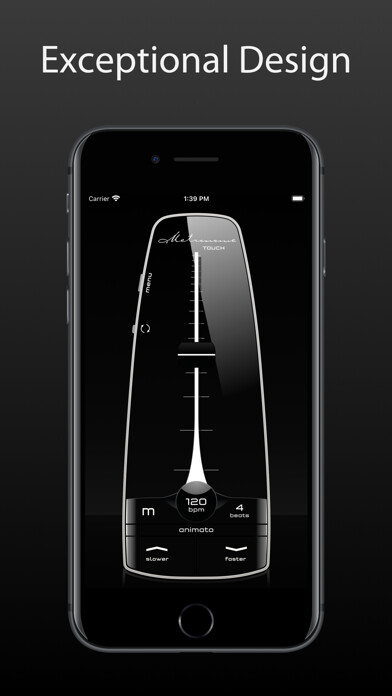 Emulate iPhone app Metronome Touch using MyAndroid