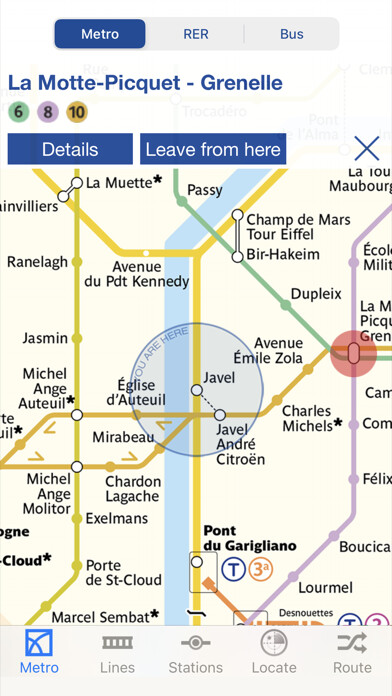 Emulate iPhone app Metro Paris - Map & Routes using MyAndroid Emulate iPhone app Metro Paris - Map & Routes using MyAndroid