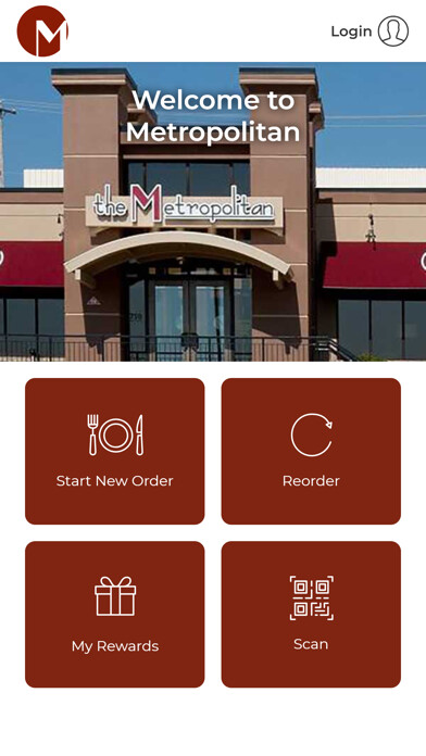 Emulate iPhone app Metropolitan Diner Bar using MyAndroid