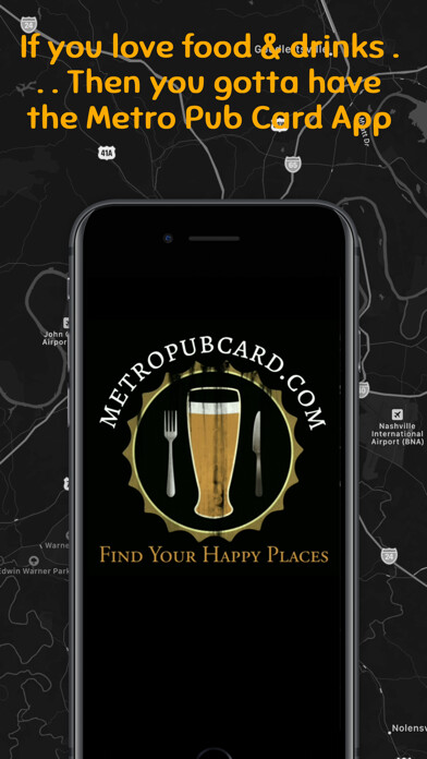 Emulate iPhone app Metro Pub Card-For Happy Hours using MyAndroid Emulate iPhone app Metro Pub Card-For Happy Hours using MyAndroid